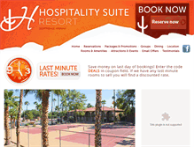 Tablet Screenshot of hospitalitysuites.com
